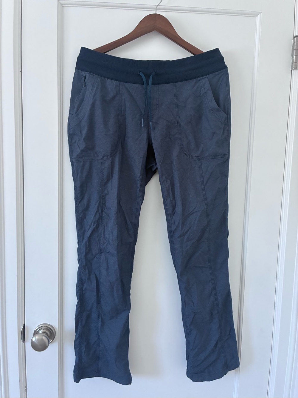 Women’s Dark Navy Drawstring Casual Joggers